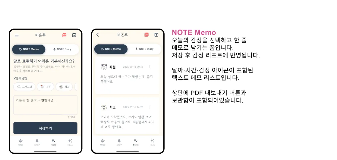 BEONWH 일기 작성